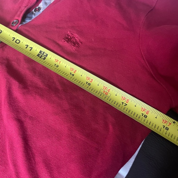 Burberry Red Button Down Shirt - Picture 6 of 6